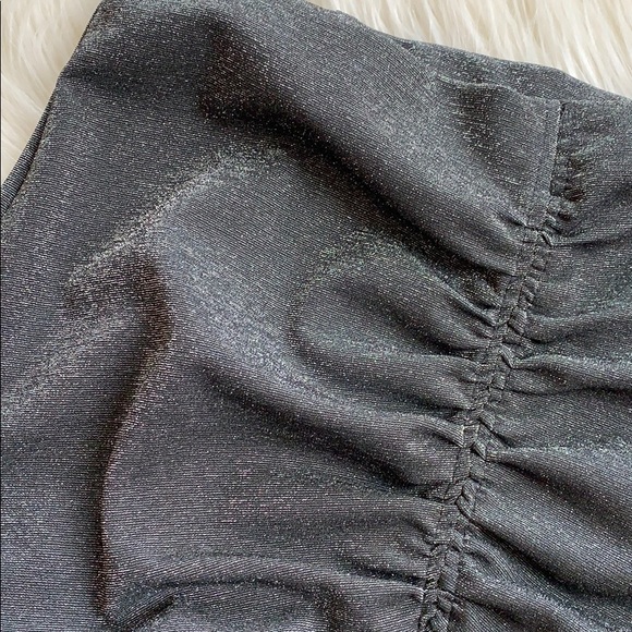 Topshop bengaline ruched mini skirt - Picture 3 of 5